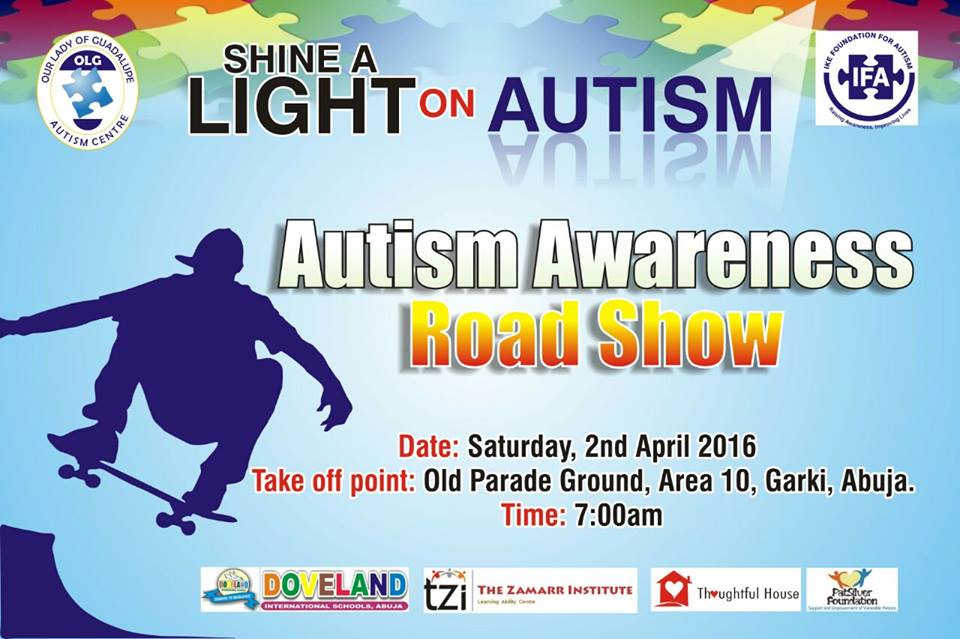 autismchampaign's tweet photo. IFA Partners with OLG on Autism Awareness Day 2016 Lighting up Abuja Blue! https://t.co/itGOha30y2