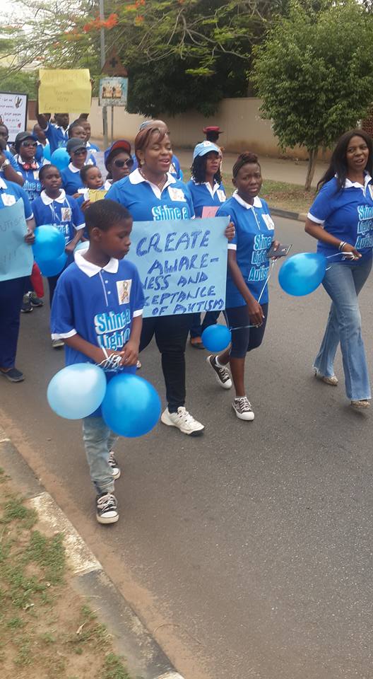 autismchampaign's tweet photo. IFA Partners with OLG on Autism Awareness Day 2016 Lighting up Abuja Blue! https://t.co/itGOha30y2