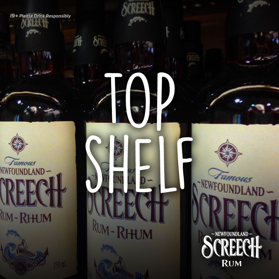 ScreechRum's tweet photo. Reach for a winner - the one and only Screech Rum! #thursdaymotivation #topshelf https://t.co/6QG54RXmx9
