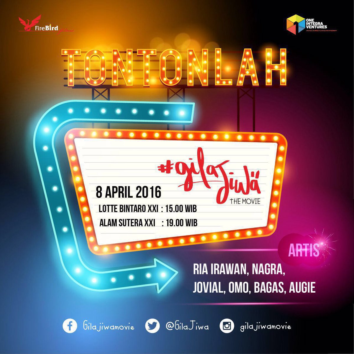 Besok nobar bareng yuk sama cast dan sutradara film <a href="/Gilajiwa/">Gila Jiwa</a> see u!
