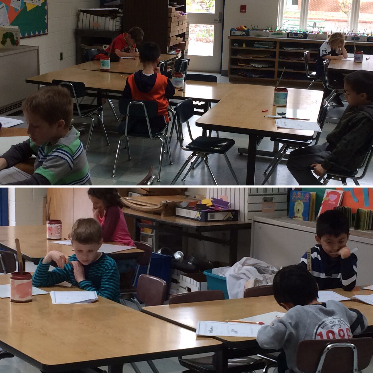 Working hard to show what great problem solvers we are! #Noetic Learningmathcontest #thinkingoutsidethebox