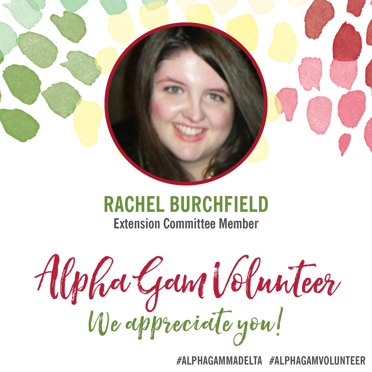 alphagammadelta's tweet photo. Thank you Rachel, @KansasAlphaGam alumna, for your passion for extension & help to #GROWAlphaGam! #AlphaGamVolunteer https://t.co/z1KO4HxFBq