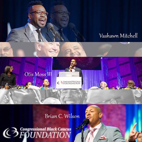 CBCFInc's tweet image. #TBT To #CBCFALC15 at the Annual Prayer Breakfast When @VaShawnMitchell, @om3, &amp;amp; @BCourtneyWilson rocked the house!