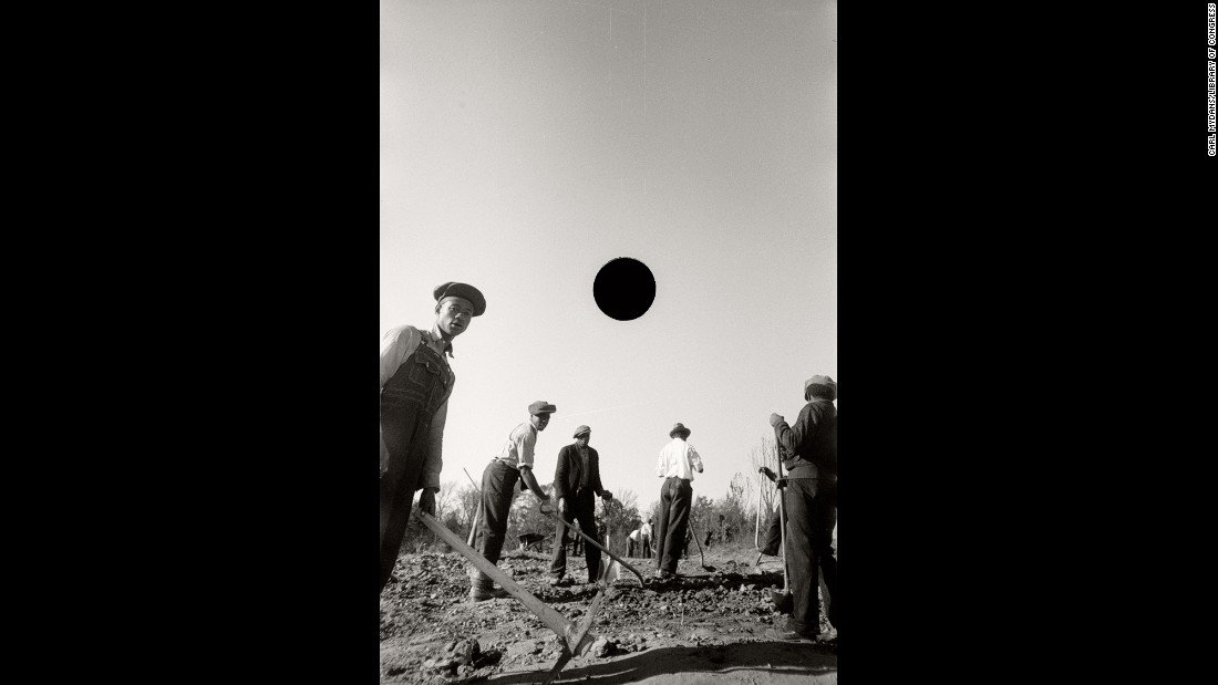Thousands of negatives were punched with holes but  they live on today through the Library of Congress.