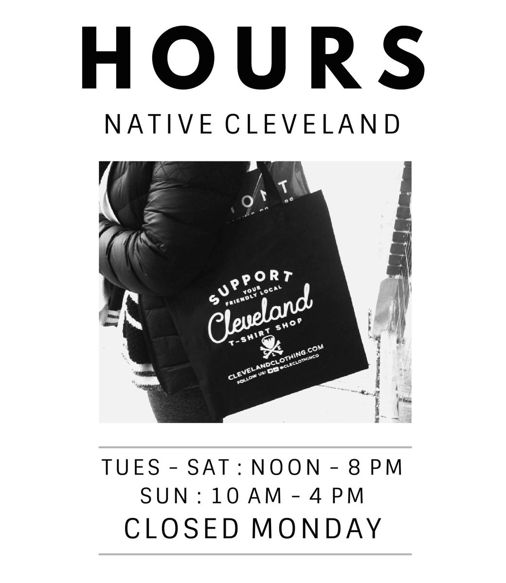 NATIVECLEVELAND's tweet image. SPRING HOURS ARE BACK!