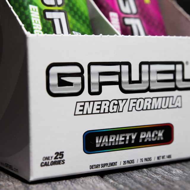 G FUEL® on Twitter "Variety Packs are back in stock! Let us rejoice! 🙌 GFUEL https//t.co