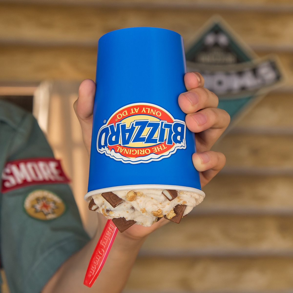 Dairy Queen Blizzard Upside Down