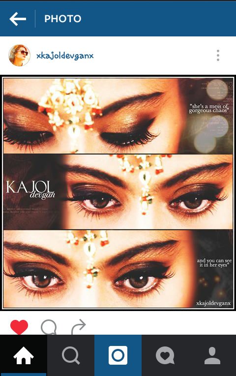 ellDK_'s tweet photo. Again,from IG.God!this edit is AMAZING! U can see d most natural n gorgeous eyes among 7 billion people!@KajolAtUN https://t.co/7wh0vcY5FH