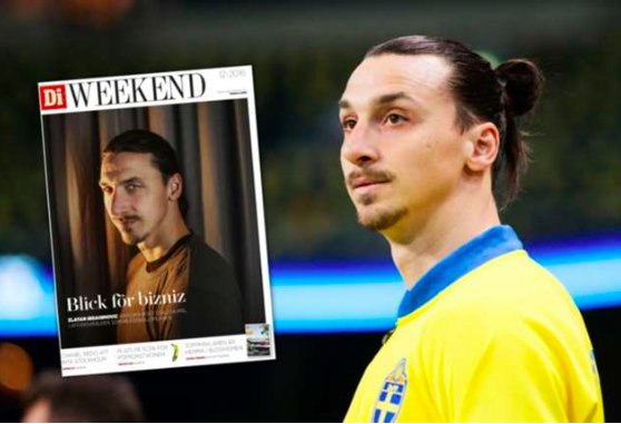 SportExpressen's tweet image. Zlatan Ibrahimovic i intervju med DI Weekend om nya projektet och kärleken till Sverige. expressen.se/sport/fotboll/…