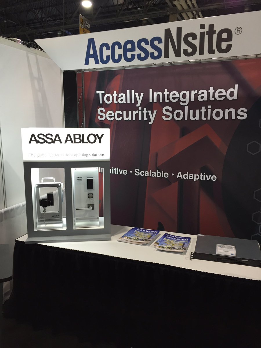 jjcthree's tweet photo. AccessNsite displaying ASSA ABLOY OEM Crystal Partner kiosk at ISC West
#ASSAABLOYiscw2016 https://t.co/RGMGSmtczS
