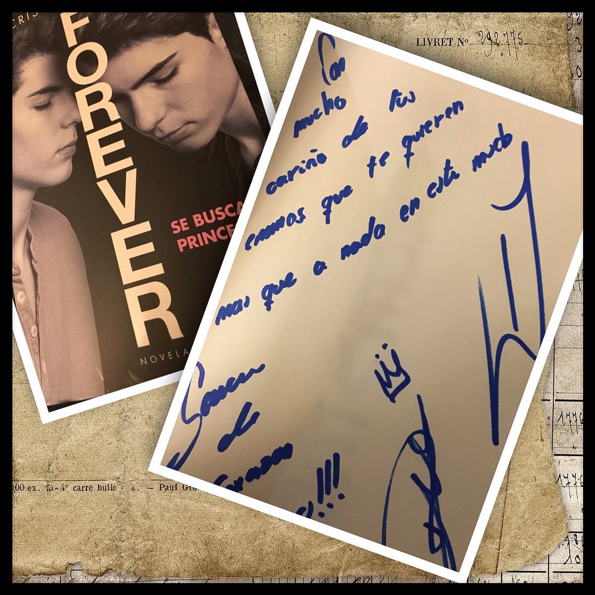 timmyropero's tweet photo. 😍¡Pedazo de regalo de mis "enanos" os quiero @_jesus_OM @DanieloviedoM @GemeliersMusic !😍
#forever #gemeliers https://t.co/tSmOOCMI7w