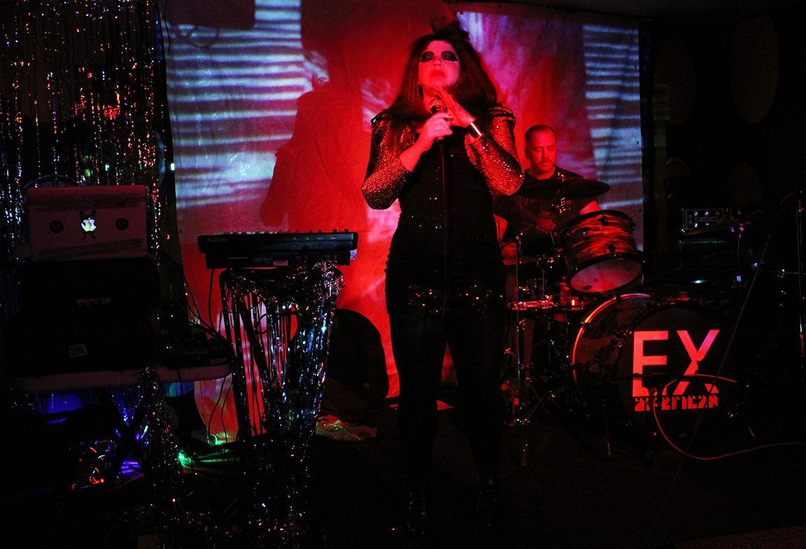E_X_AMERICAN's tweet photo. Some #pics from 3/25 #show at #NewWayBar, by @whiteowljewelry ! More shows soon! #examerican #music #edm #Detroit https://t.co/Q0ZyzjxZ3h