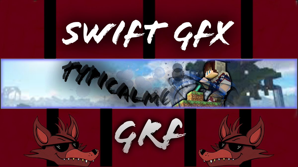 Soswiftyfoxy On Twitter Minecraft Skin Banner And Profile Pic