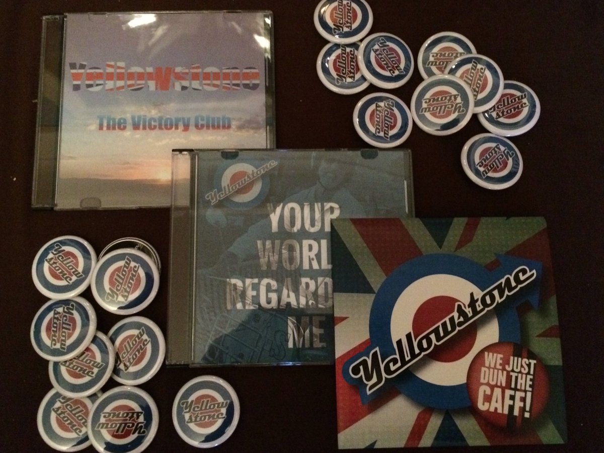 Lovely YELLOWSTONE CDs badges and Tahitian available from facebook.com/yellowstoneukb…