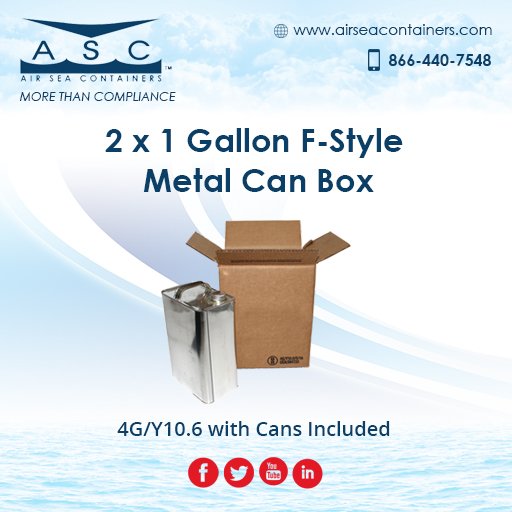 AirSeaContainer's tweet photo. #Metal #Plastic #Jerrican Shippers
Click Here: https://t.co/UXpItjNo5N    
Same Day #Shipping
#Hazmat #Packaging https://t.co/Oub2BLtvpb