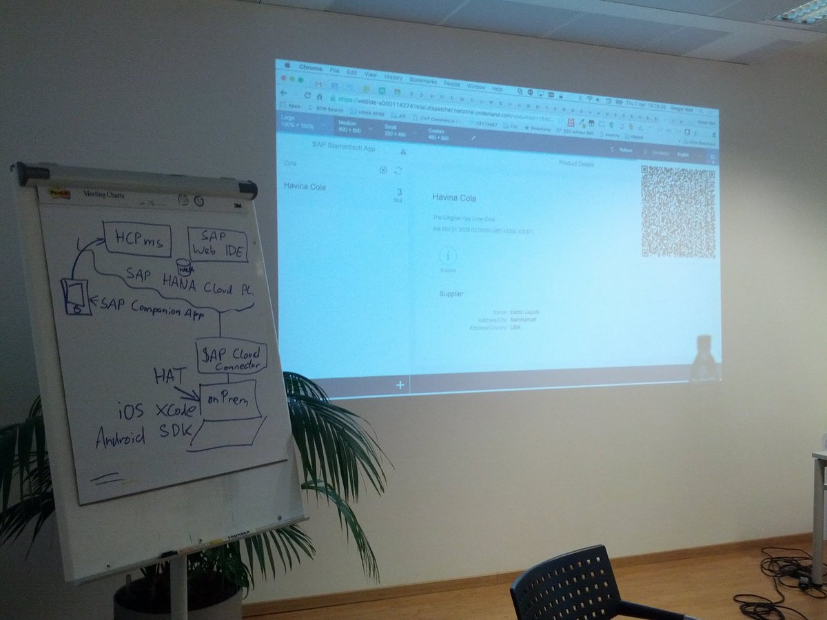 SbgMartin's tweet photo. #SAPStammtischMUC going strong with @wolf_gregor as #HCPms teacher -> preparation session for #CodeJam next week https://t.co/FGINhCQ63D