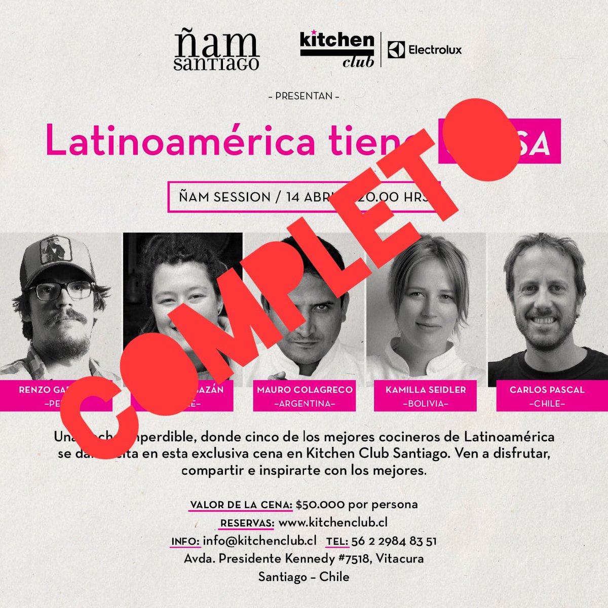 Kitchen Club SCL tweet media