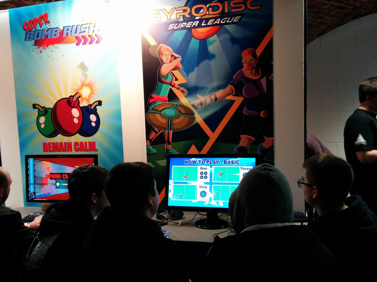 Busy day <a href="/EGX/">EGX</a> ! Thanks to everyone who played Gyrodisc. #EGXRezzed #indiegame