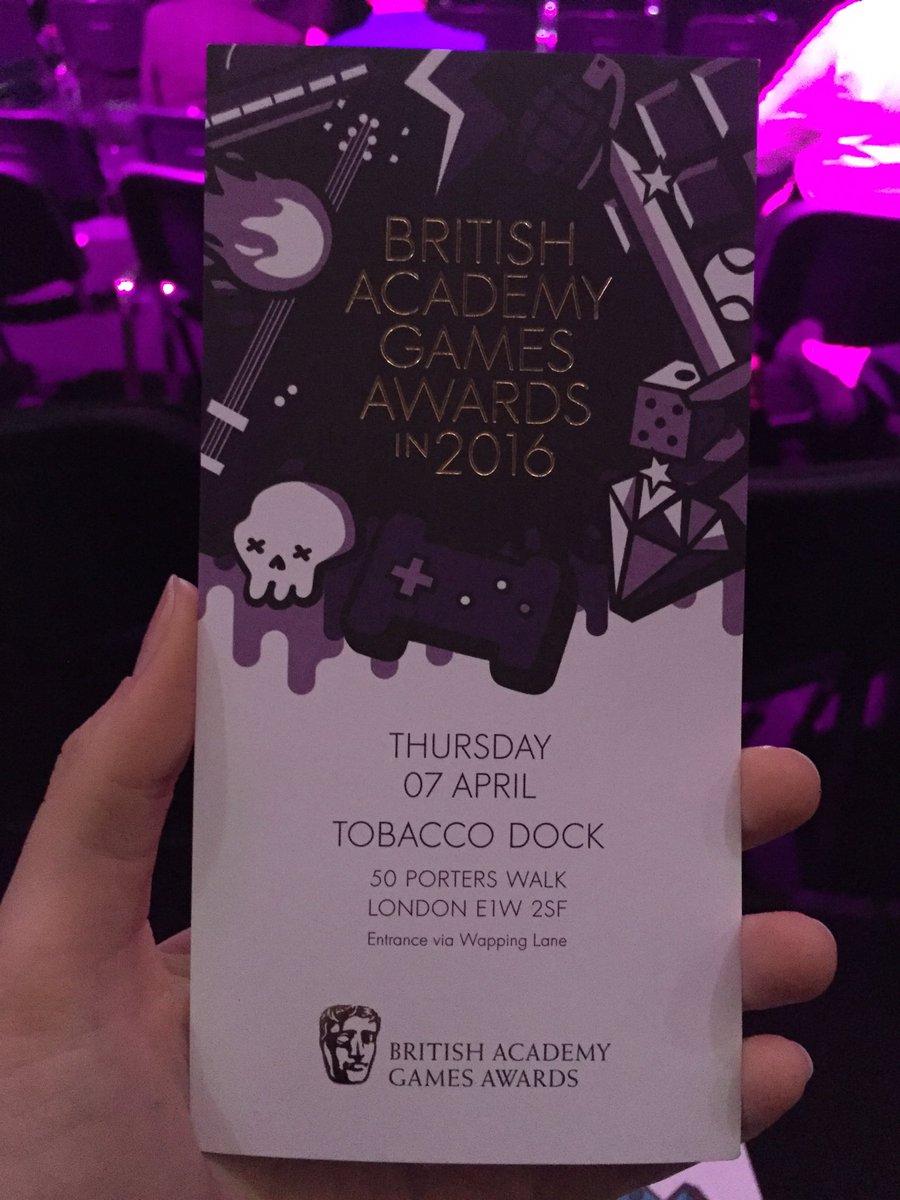 NorthNix's tweet photo. It's almost starting! #BAFTAGamesAwards https://t.co/J5SUTMNkD4