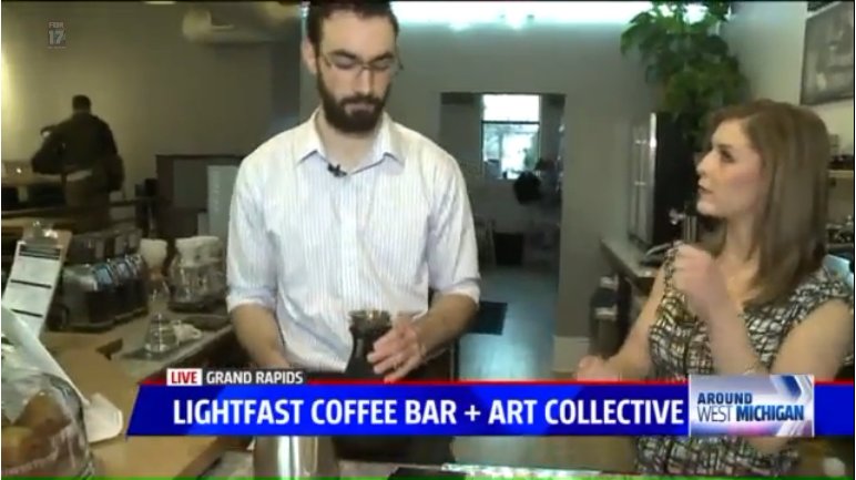 TheCoffeeKing's tweet photo. New Grand Rapids coffee shop brings art and caffeine together https://t.co/p79gYwhNdk https://t.co/3d1wli1QNA
