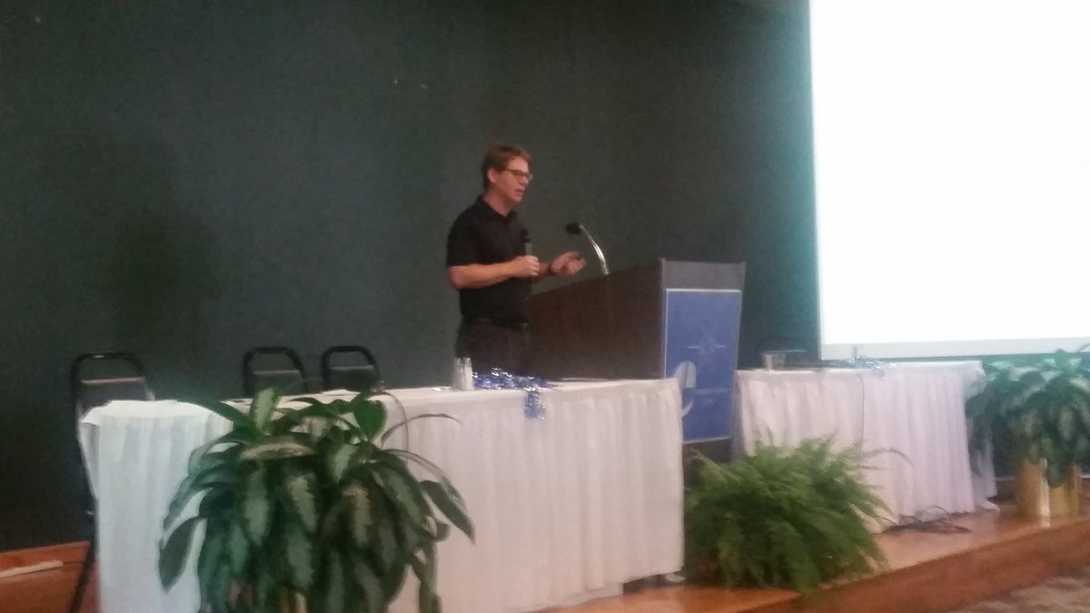 ACoggins_JSNN's tweet image. Marshall Ramsey takes the stage to speak during the luncheon. #SJMSConference2016