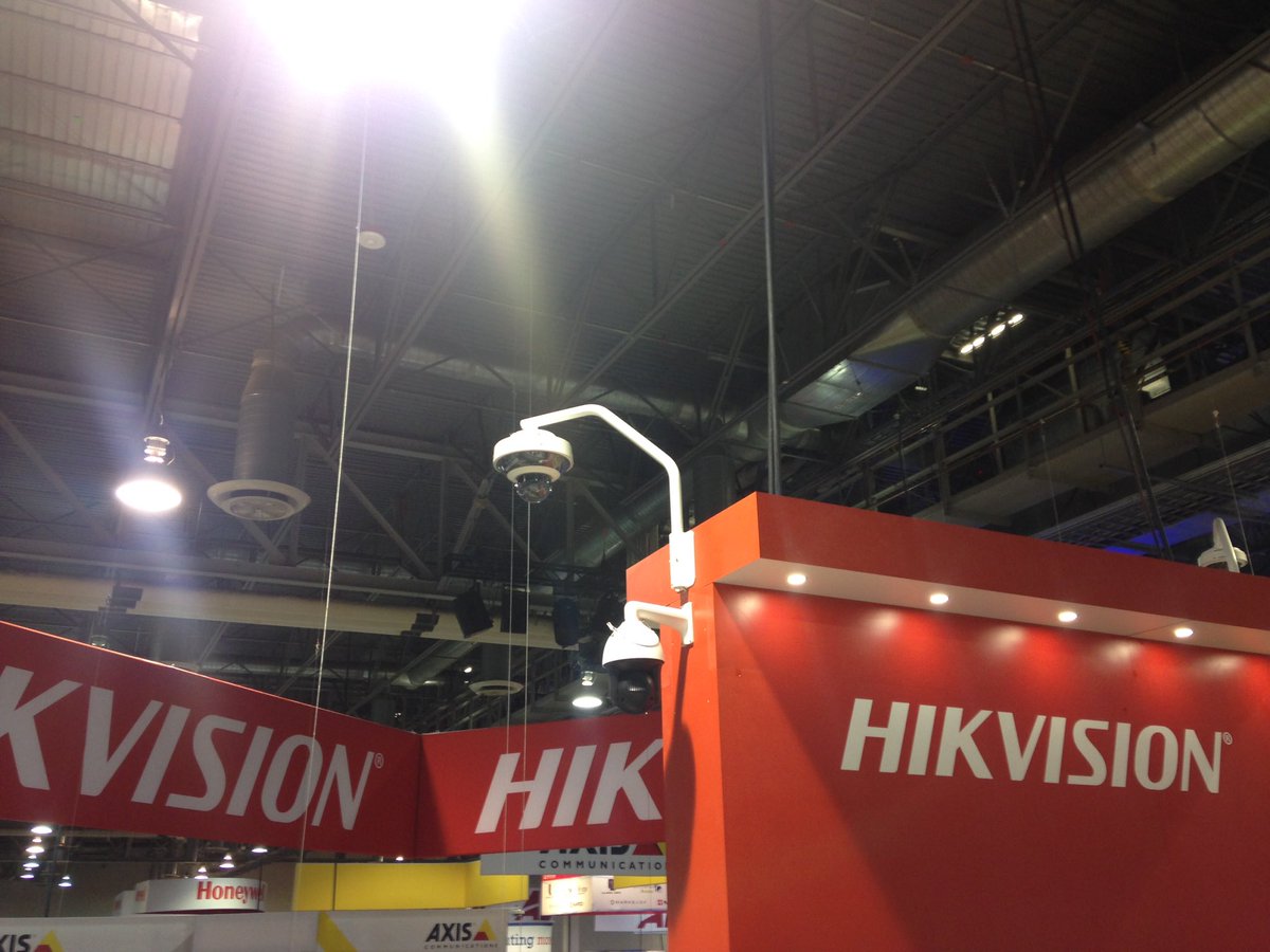 HikvisionUSAinc's tweet image. View from the top of the #Hikvision booth, 14059, at #ISCWest2016. #ISCW16