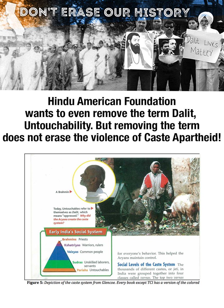 globalganga's tweet photo. RSS's #Donteraseindia falsifies Dalits,Tribal,and Minority History in India.
#DontEraseOurHistory #EndCasteApartheid https://t.co/YgMZUBGteP
