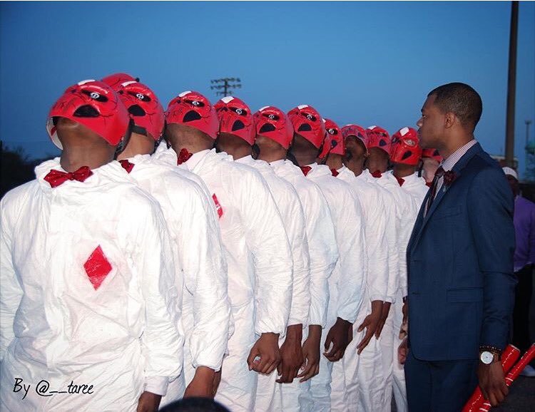 HBCUBuzz's tweet photo. Congratulations to the new men of Kappa Alpha Psi at Virginia State University 🐇♦️ #virginiastateuniversity #VSU https://t.co/dNsekDCQHb
