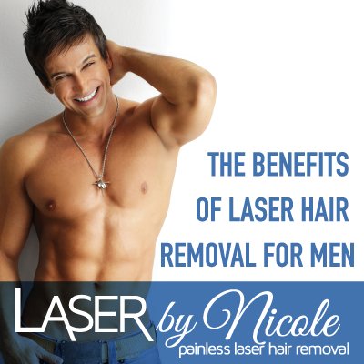 Laser hair removal for men is ideal for a many of. #laserhairremoval #laserbynicole #laserhairremovalformen