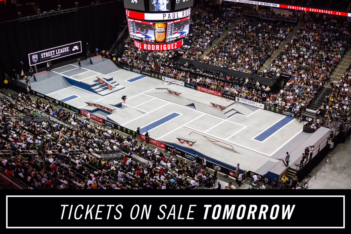 StreetLeague's tweet image. Get good seats before they are sold out!! 🎟 Tickets available at 12am PST tnite ⚠️ on streetleague.com 👈🏼