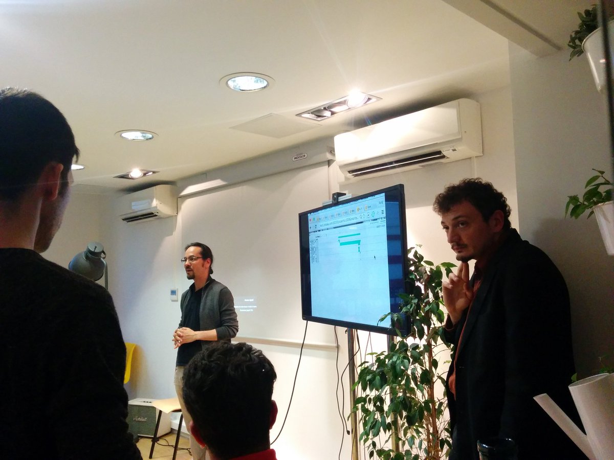 dataiku's tweet photo. Our product manager @KenjiLefevre presenting @dataiku DSS 3 during April #afterdata! #datascience #production https://t.co/pSgZRnSFKY