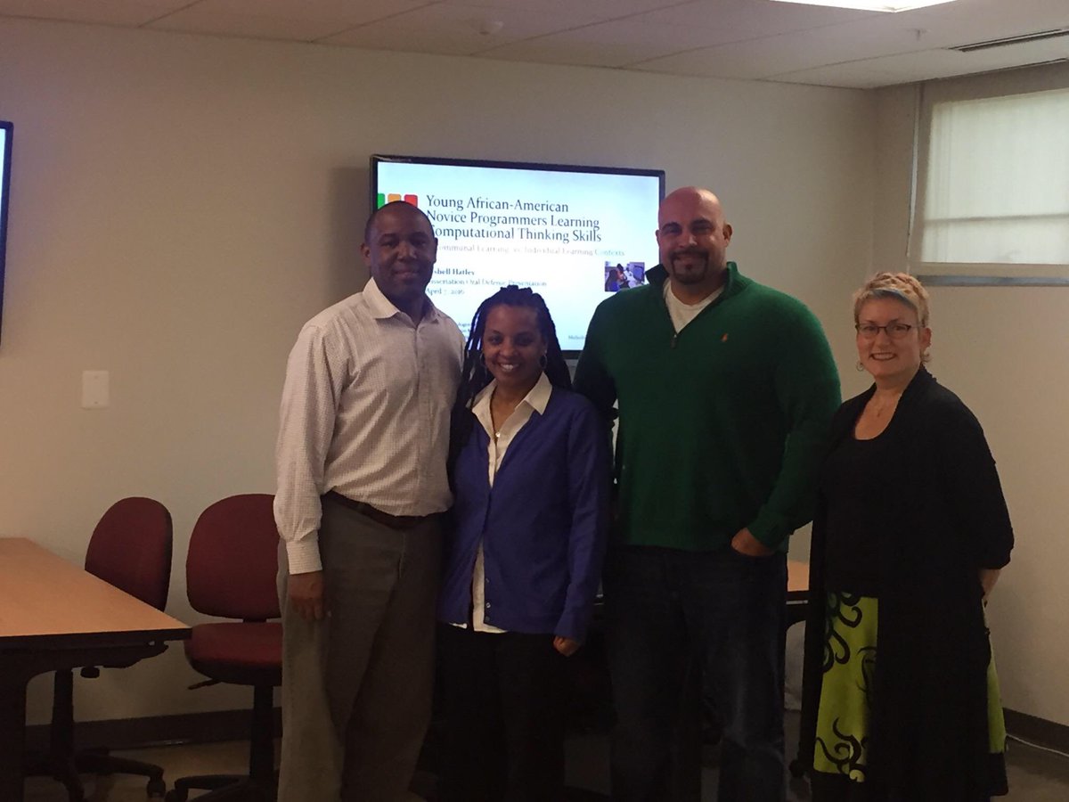 huadvanceit's tweet photo. Congratulations to  Leshell Hatley for her successful Ph.D.  dissertation defense!#RootedInSTEM https://t.co/3HtyeRYQvB