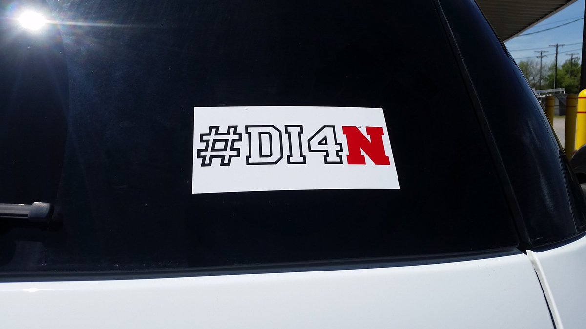 814903's tweet photo. Got my new window decal! As long as I'm alive, I will Do It For Nick! #di4n #redfornick https://t.co/eax9eGTd3T