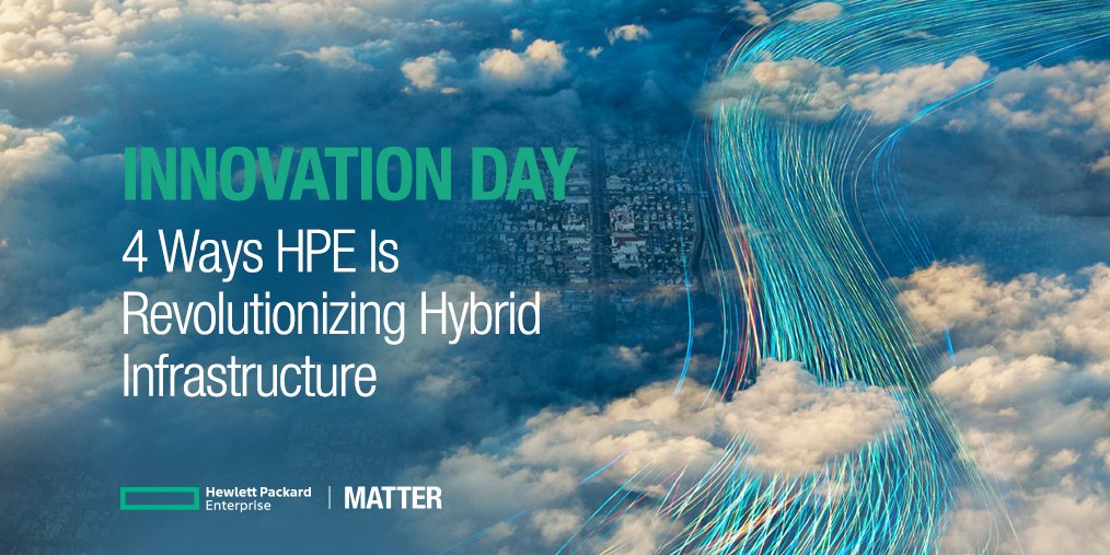 HPE_News's tweet photo. .@HPE reveals the latest innovations in Hybrid #Infrastructure at #HPEInnovationDay https://t.co/RLkgpjudGc https://t.co/ptjRwdWqv5