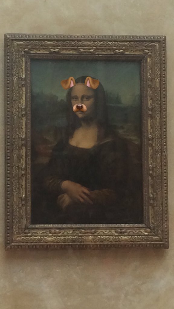 Mona lisa snapchat