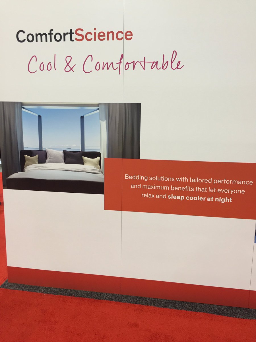 DowPUArchive's tweet photo. #Cool and #Comfortable #sleep with our #ComfortScience technology - check it out @UTECH_NA #Booth420 #UTECH2016 https://t.co/DXYwq9bCBP