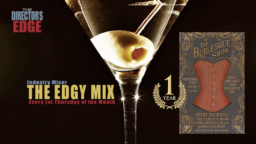 Directors_Edge's tweet photo. Because... #Burlesque #Hollywood Tonight @ParlourRoomBar 1 Yr Annivrsry #EDGYmix $5 cover. Follow or Mssg for Coupon https://t.co/KZjZmhOsgs