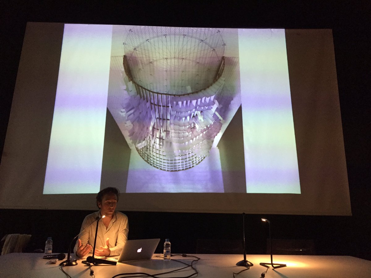 mathimare's tweet photo. #Cartography as a #tool that materializes #intentions #MachinicProtocols with #EdouardCabay @IAAC #lectureseries https://t.co/AYnmLyttxx