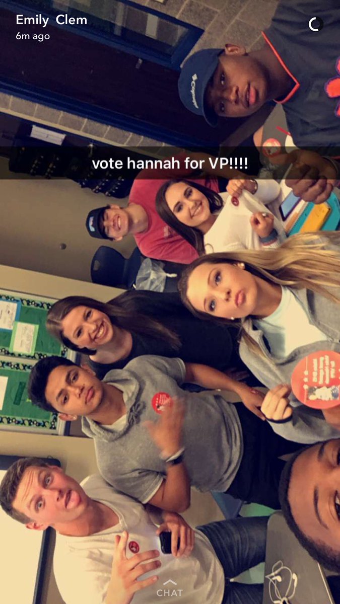 HannahdawnforVP's tweet photo. We're all so excited about tomorrow!!! I want your vote for VP!! #HD4VP 😉 https://t.co/BP1OIrPeyE