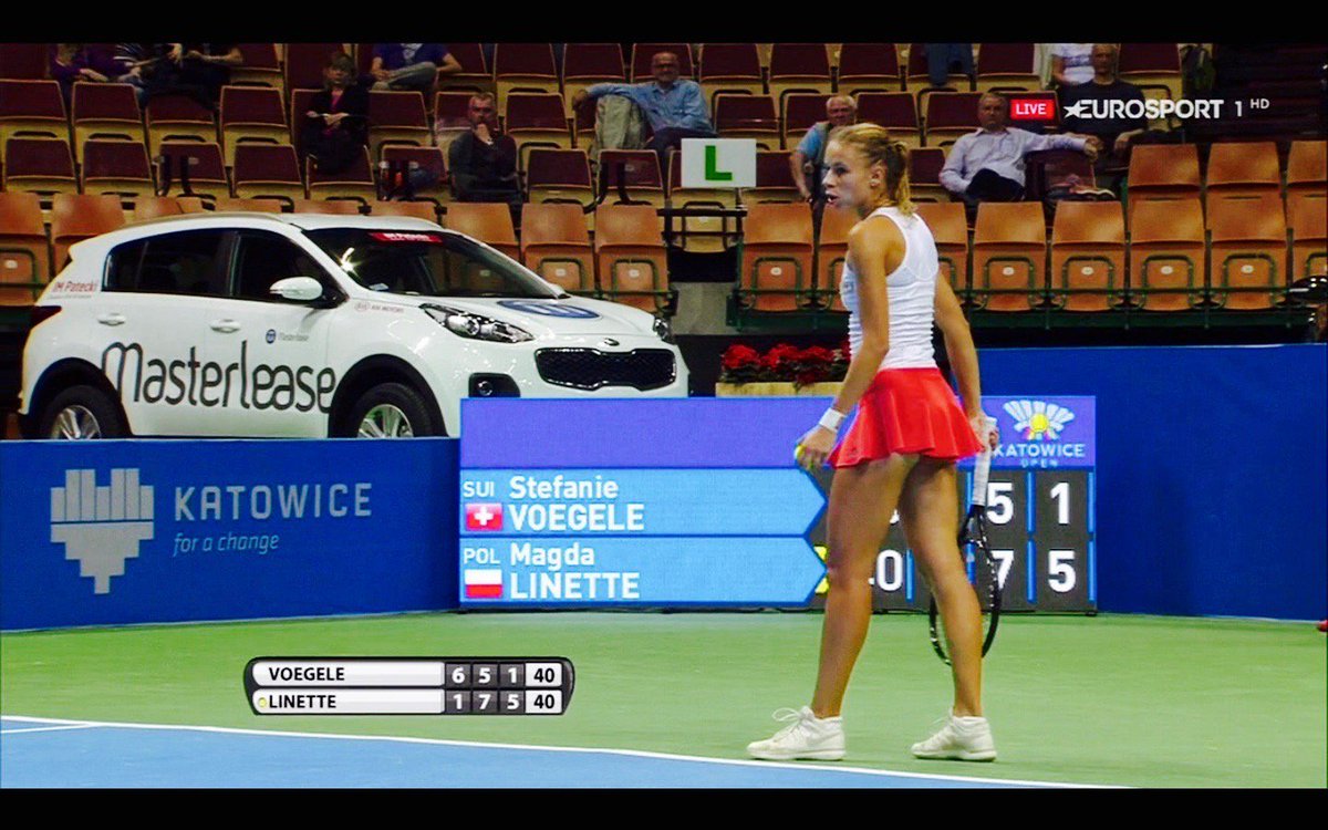 magda_fans's tweet photo. Congrats @MagdaLinette! Nice win and we have QF! 💪✊ #KatowiceOpen https://t.co/pb92VPt4Xo