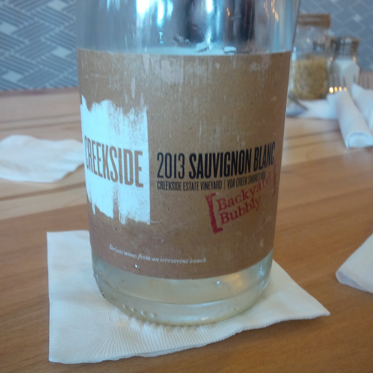 Brilliant <a href="/CreeksideWine/">Creekside Winery</a> Sauv Blanc bubbly! Trad method! 91pts and only $24.95! <a href="/NancyKennedy5/">Nancy Kennedy</a> <a href="/PetiteOenophile/">Britnie Bazylewski</a>