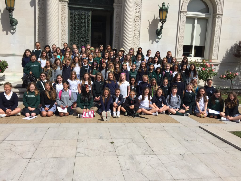 ForestRidgeMS's tweet photo. So much fun meeting our pen pals at Convent of the Sacred Heart (Broadway)! #FRdoesSF2016 https://t.co/YWhx4BGzIH