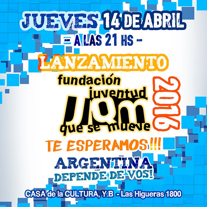 JQM_TUCUMAN's tweet photo. PREPARATE...no te lo podes perder!! https://t.co/Li7XNeUS1B