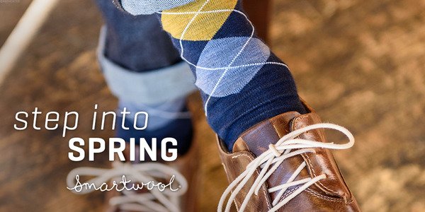 Step into spring one comfortable,colorful step at a time with new SmartWool lifestyle socks. pbxx.it/vkp61a