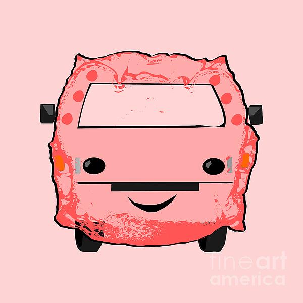 DiaperArt's tweet photo. New artwork for sale! - "Poopmobile in pink" - https://t.co/DmHZkko6Fo @fineartamerica https://t.co/LrqpPCqkel