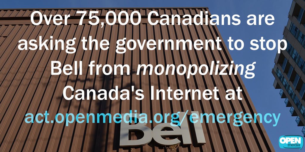 OpenMediaOrg's tweet photo. Only weeks to go before @MinisterISED makes final decision, add your voice: https://t.co/kpJlvmqmOj #CRTC #cdnpoli https://t.co/sVBhkgkLXy