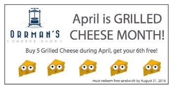 7thPublicMarket's tweet photo. It's grilled cheese month!! Check out what @orrmanscheese is doing this month to celebrate: https://t.co/bdb4gNkfpJ