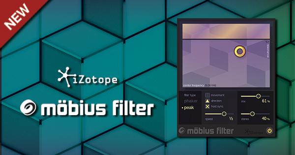 iZotopeInc's tweet photo. Lookin' for new effect hotness? Try @iZotopeInc's Mobius Filter! https://t.co/1VUogOuYqJ #mobiusfilter https://t.co/ZxKWqwO40q