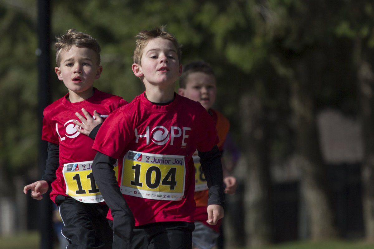 #TBT to a triple threat at our Junior Jog last year. Who's excited for this years event?? #healthykids