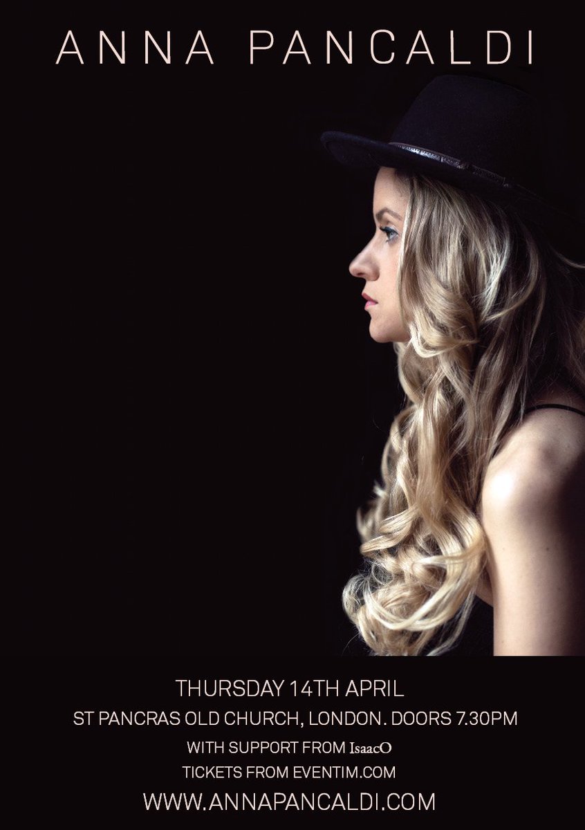 So happy to be playing my first london show supporting <a href="/annapancaldi/">Anna Pancaldi</a> at her sold out EP launch :D Can't wait :D :)